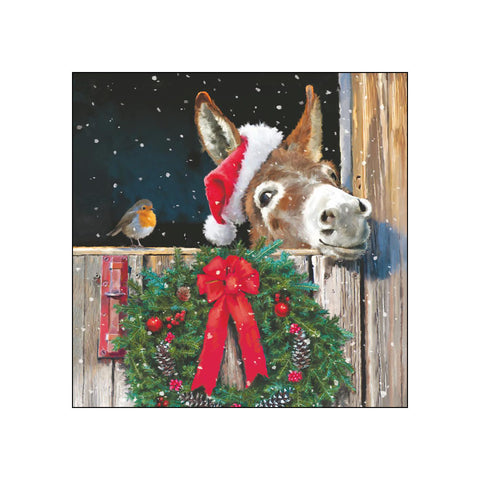 Friends with Donkey • Beverage Napkins