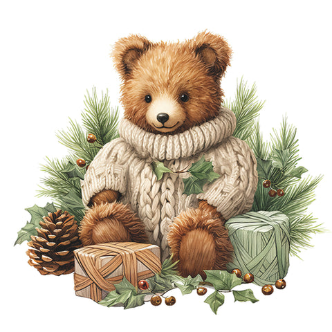 Cuddle Bear • Beverage Napkin