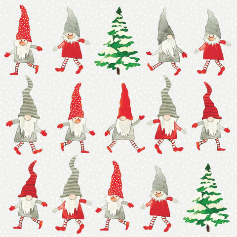 Dancing Gnomes • Beverage Napkins