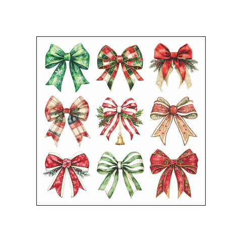 Merry Ribbons • Beverage Napkins