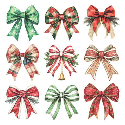 Merry Ribbons • Beverage Napkin