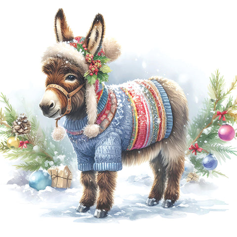 Wooly Donkey • Beverage Napkin