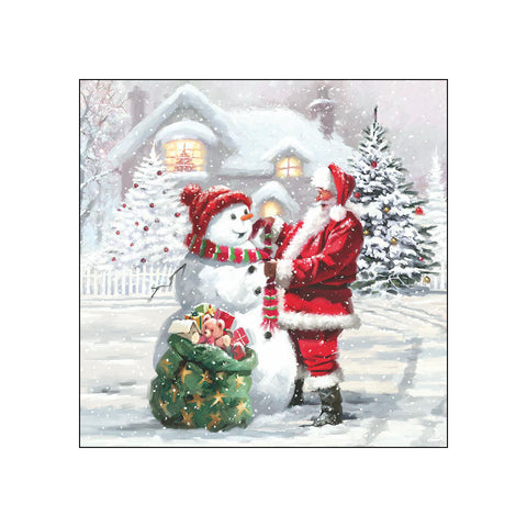 Santa's Gift • Beverage Napkins