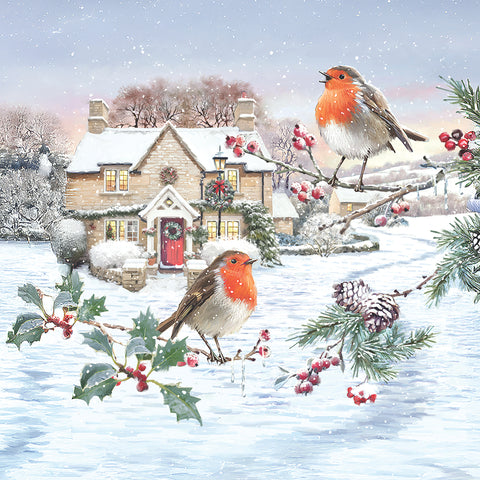 Birdie Village • Beverage Napkin