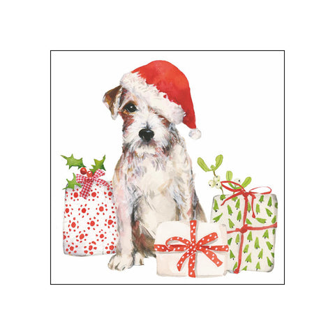 Christmas Pup • Beverage Napkins