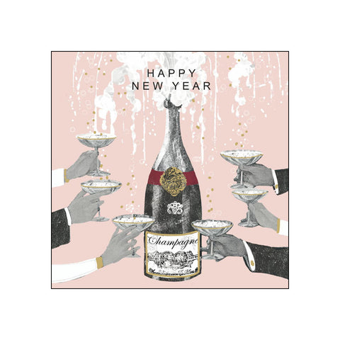 New Year • Beverage napkin
