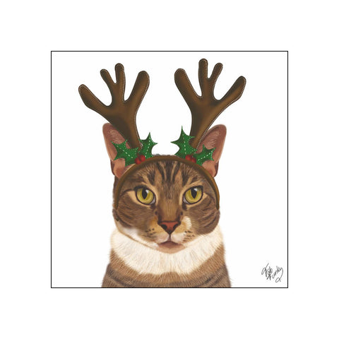 Reindeer Kitty • Beverage Napkins