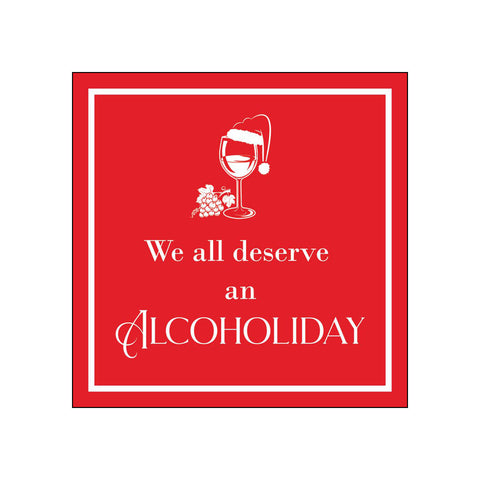 Alcoholiday • Beverage Napkins