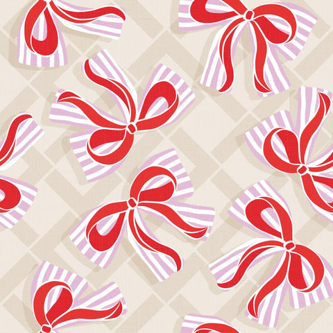 Bows, taupe • Lunch Napkin