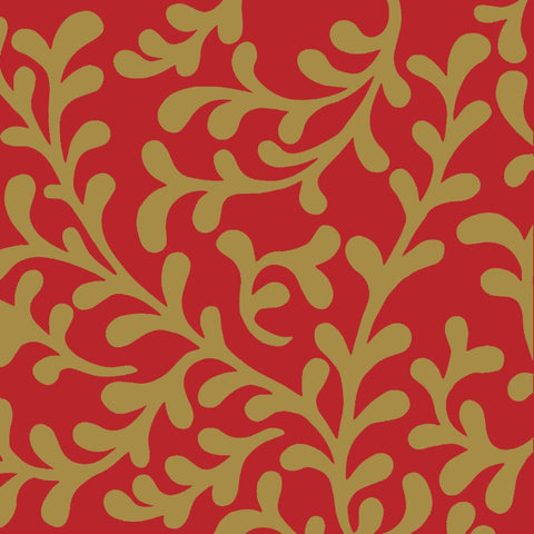 Pretty Tendrils, red • Lunch Napkins