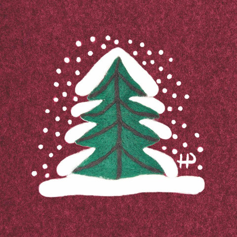 Fir Tree in Snow • Lunch Napkins