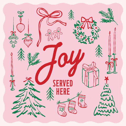 Joy Served Here • Lunch Napkin