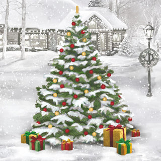 Tree Aglow • Lunch Napkin