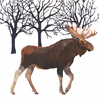 Winter Moose • Lunch Napkin
