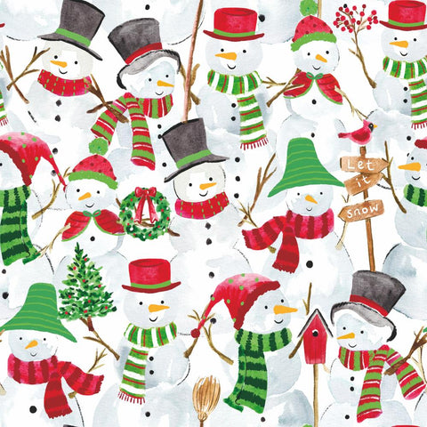 Snowman Party • Lunch Napkins