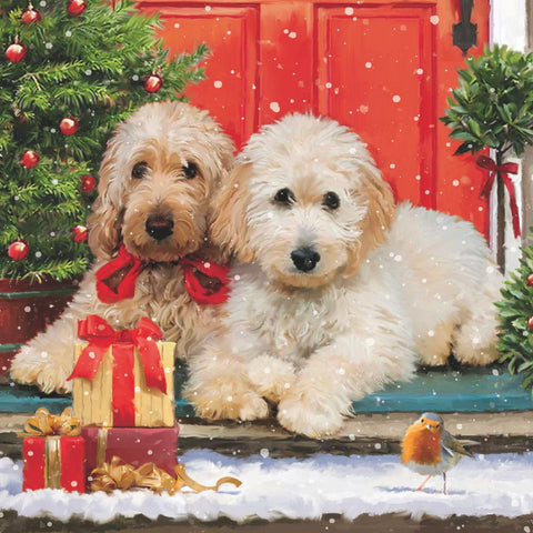 Dogs at the Door • Lunch Napkins