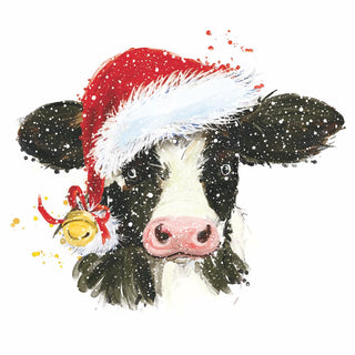 Christmas Cow Bell • Lunch Napkins