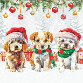 Funny, Cute Puppies • Lunch Napkins