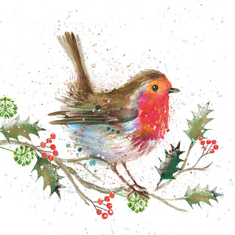 Winter Robin • Lunch Napkin