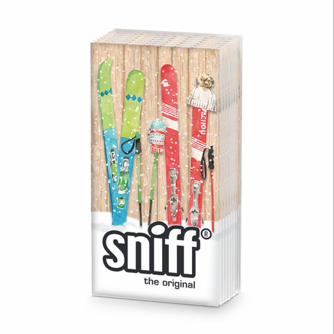 Skiing Sniff Tissues