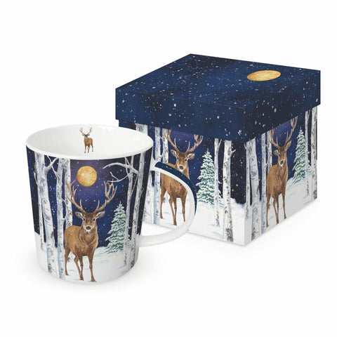 Winter Stag Gift-Boxed Mug