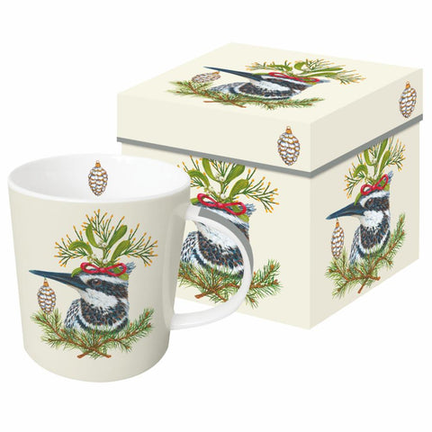 Kingfisher Holiday Gift-Boxed Mug