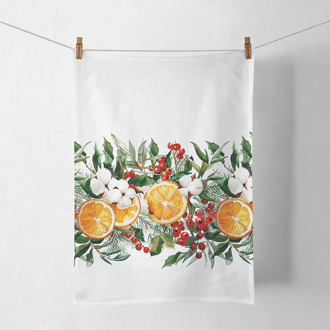 Winter Oranges • Kitchen Towel