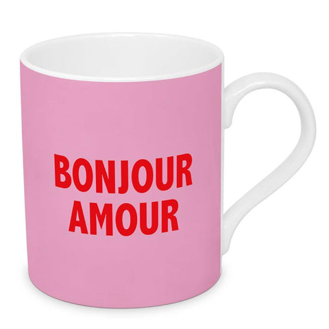 Bonjour Amour Fine Bone China Mug