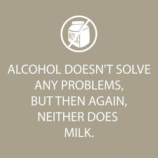 Alcohol Doesn't Solve Beverage Napkin (min.12)