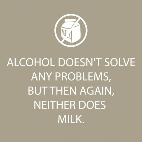 Alcohol Doesn't Solve Beverage Napkin (min.12)
