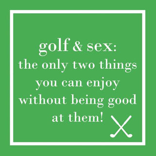 Golf & Sex Beverage Napkins