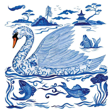 Empress' Swan Napkins