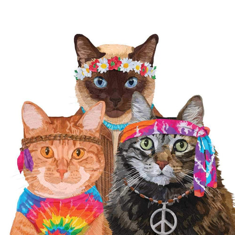 Groovy Cats Napkins