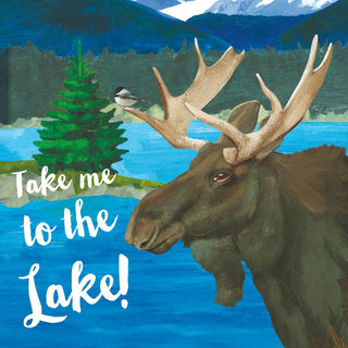 Moose Lake Beverage Napkins