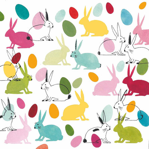 Rabbits & Eggs Lunch Napkins