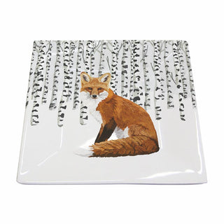 Wilderness Fox Square Plate