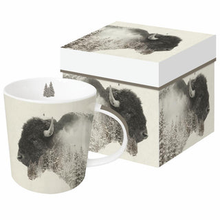 Majestic Buffalo gift-boxed mug