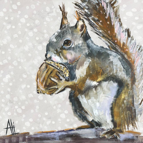 Squirrel Portrait Beverage Napkins