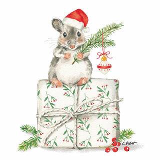 Christmas Mouse Lunch Napkins