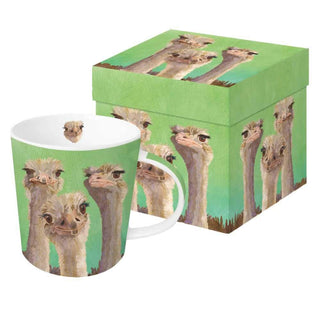 Ostrich Amigos Gift-Boxed Mug