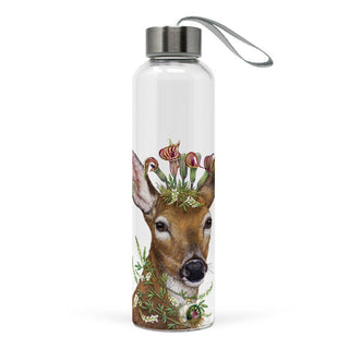 Christmas Princess Glass Water Bottle