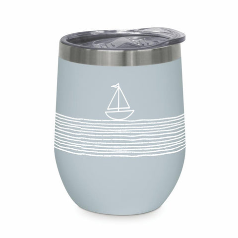 Pure Sailing, blue Stainless Steel Beverage Tumbler