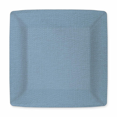 Canvas, blue 7" square paper plate